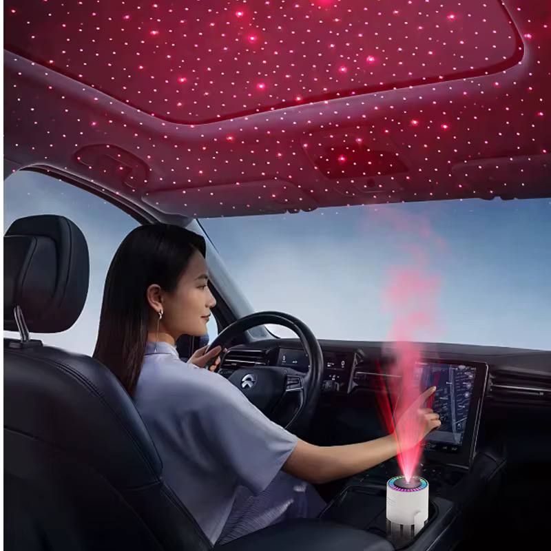 Diffuseur galaxie 3 en 1 Humidificateur, Veilleuse et Projecteur🔥
